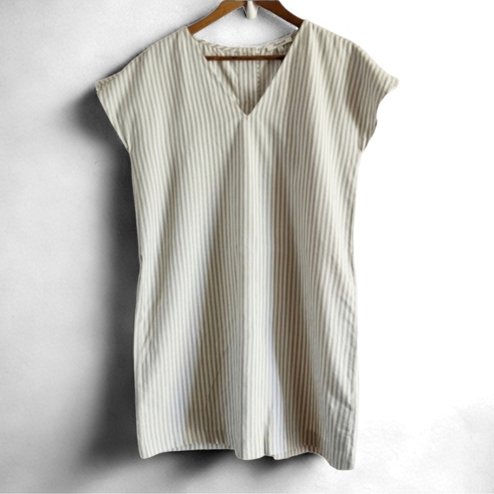 Madewell Striped Easy Button Back Pullover Shift … - image 2